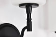 Vanity Nuvo 60-8213 Liam - 3 Light Vanity - Matte Black - White Opal Glass Nuvo
