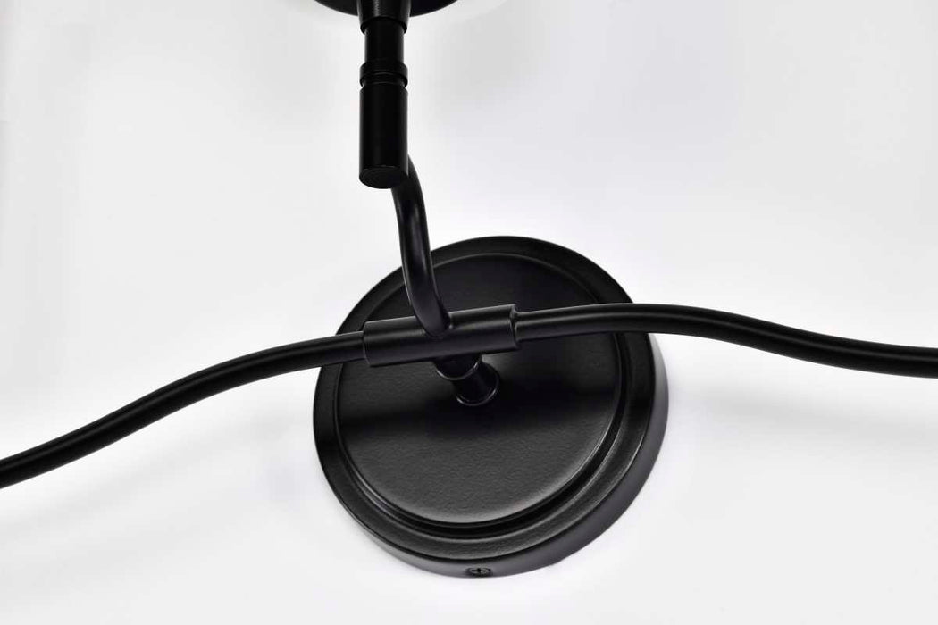 Vanity Nuvo 60-8213 Liam - 3 Light Vanity - Matte Black - White Opal Glass Nuvo