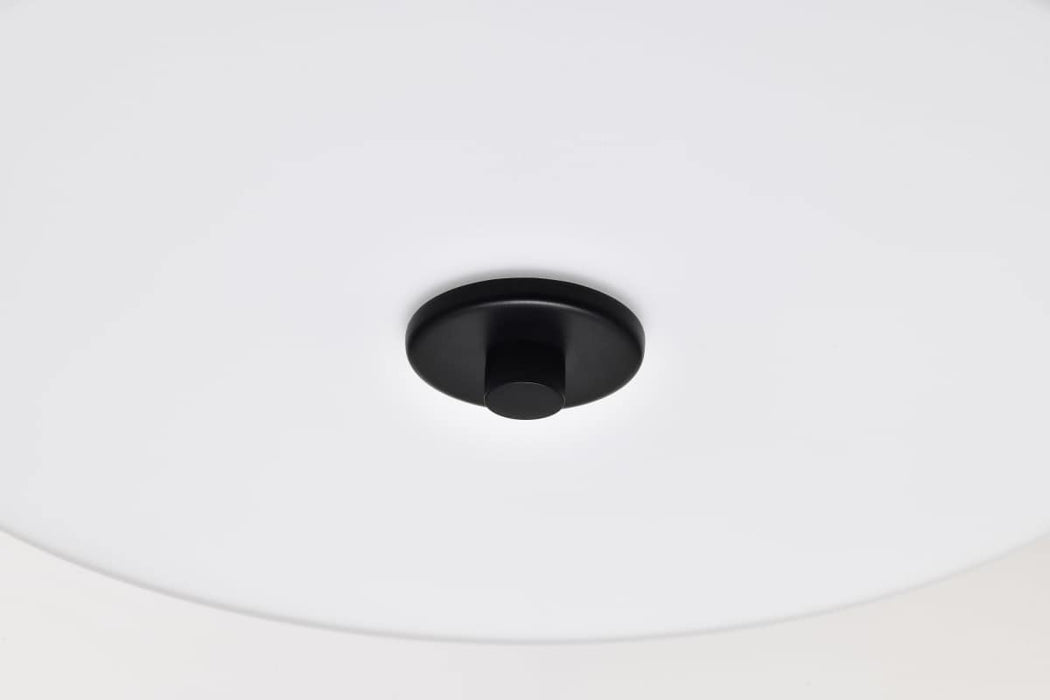 Pendant Nuvo 60-8214 Liam - 3 Light Pendant - Matte Black - White Opal Glass Nuvo