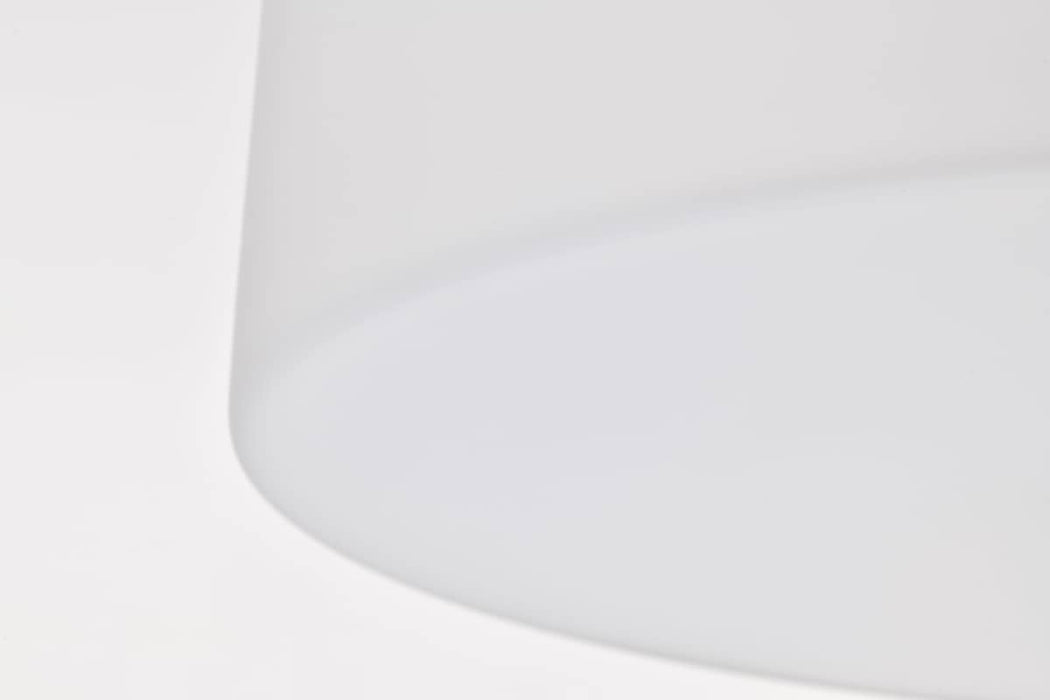 Pendant Nuvo 60-8214 Liam - 3 Light Pendant - Matte Black - White Opal Glass Nuvo