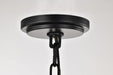 Pendant Nuvo 60-8214 Liam - 3 Light Pendant - Matte Black - White Opal Glass Nuvo