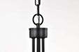 Pendant Nuvo 60-8214 Liam - 3 Light Pendant - Matte Black - White Opal Glass Nuvo