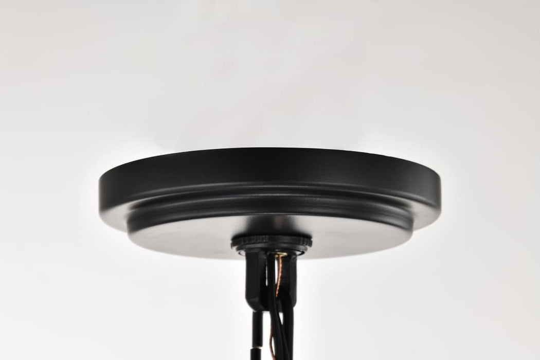 Mini Pendant Nuvo 60-8215 Liam - 1 Light Mini Pendant - Matte Black - White Opal Glass Nuvo