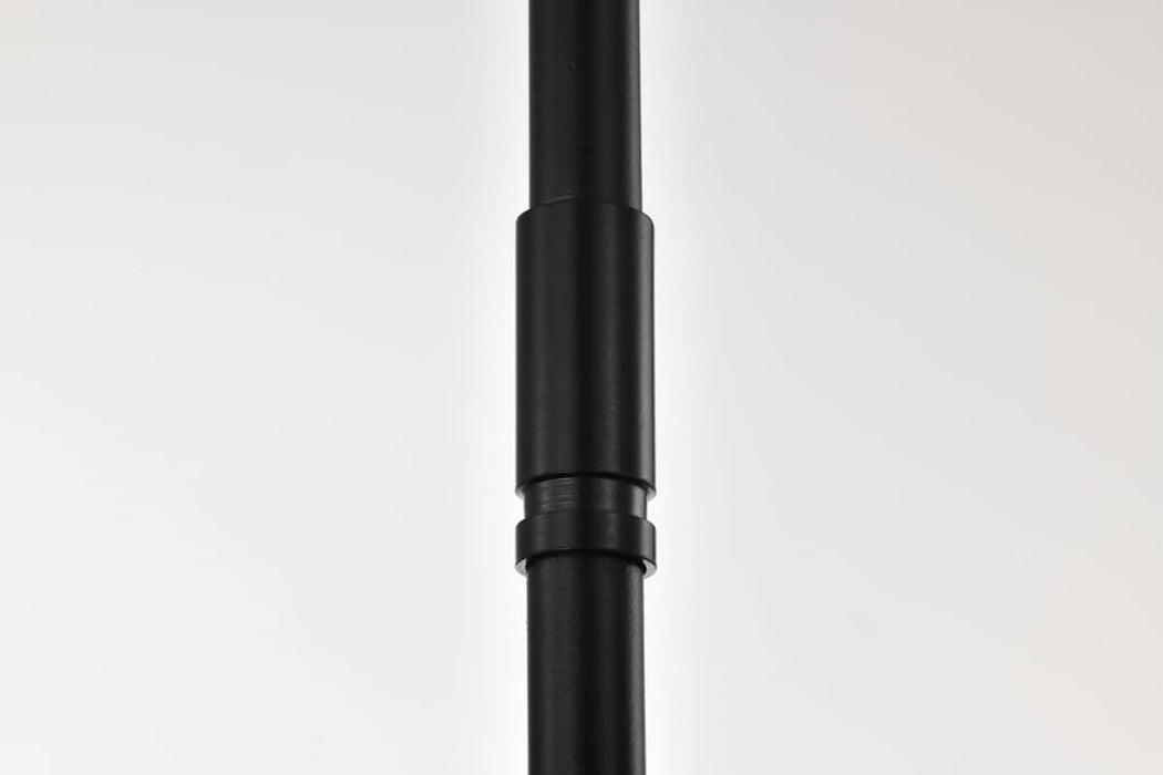 Mini Pendant Nuvo 60-8215 Liam - 1 Light Mini Pendant - Matte Black - White Opal Glass Nuvo