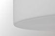 Flush Mount Nuvo 60-8217 Liam - 3 Light Flush Mount - Matte Black - White Opal Glass Nuvo