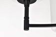 Chandelier Nuvo 60-8219 Liam - 9 Light Chandelier - Matte Black - White Opal Glass Nuvo