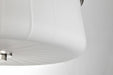 Flush Mount Nuvo 60-8220 Lune - 3 Light Flush Mount - Brushed Nickel Finish - Etched White Glass Nuvo