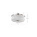 Flush Mount Nuvo 60-8220 Lune - 3 Light Flush Mount - Brushed Nickel Finish - Etched White Glass Nuvo