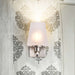 Vanity Nuvo 60-8221 Lune - 1 Light Vanity - Brushed Nickel Finish - Etched White Glass Nuvo