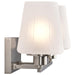 Vanity Nuvo 60-8222 Lune - 2 Light Vanity - Brushed Nickel Finish - Etched White Glass Nuvo