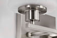 Vanity Nuvo 60-8222 Lune - 2 Light Vanity - Brushed Nickel Finish - Etched White Glass Nuvo