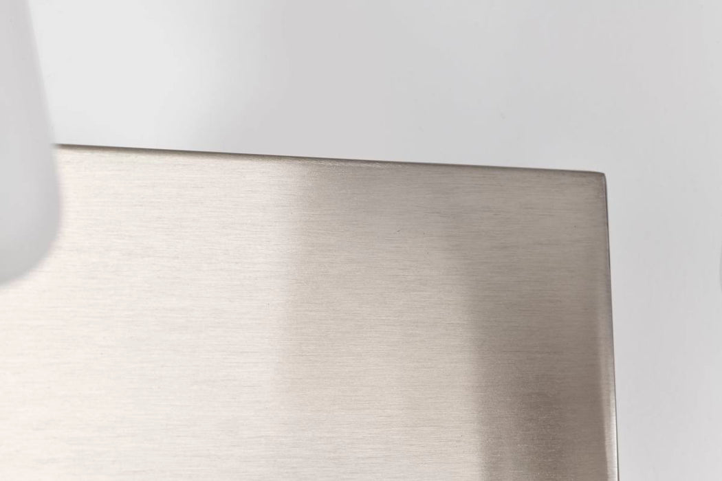 Vanity Nuvo 60-8222 Lune - 2 Light Vanity - Brushed Nickel Finish - Etched White Glass Nuvo