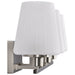Vanity Nuvo 60-8223 Lune - 3 Light Vanity - Brushed Nickel Finish - Etched White Glass Nuvo