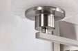 Vanity Nuvo 60-8223 Lune - 3 Light Vanity - Brushed Nickel Finish - Etched White Glass Nuvo