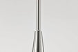 Chandelier Nuvo 60-8225 Lune - 5 Light Chandelier - Brushed Nickel Finish - Etched White Glass Nuvo