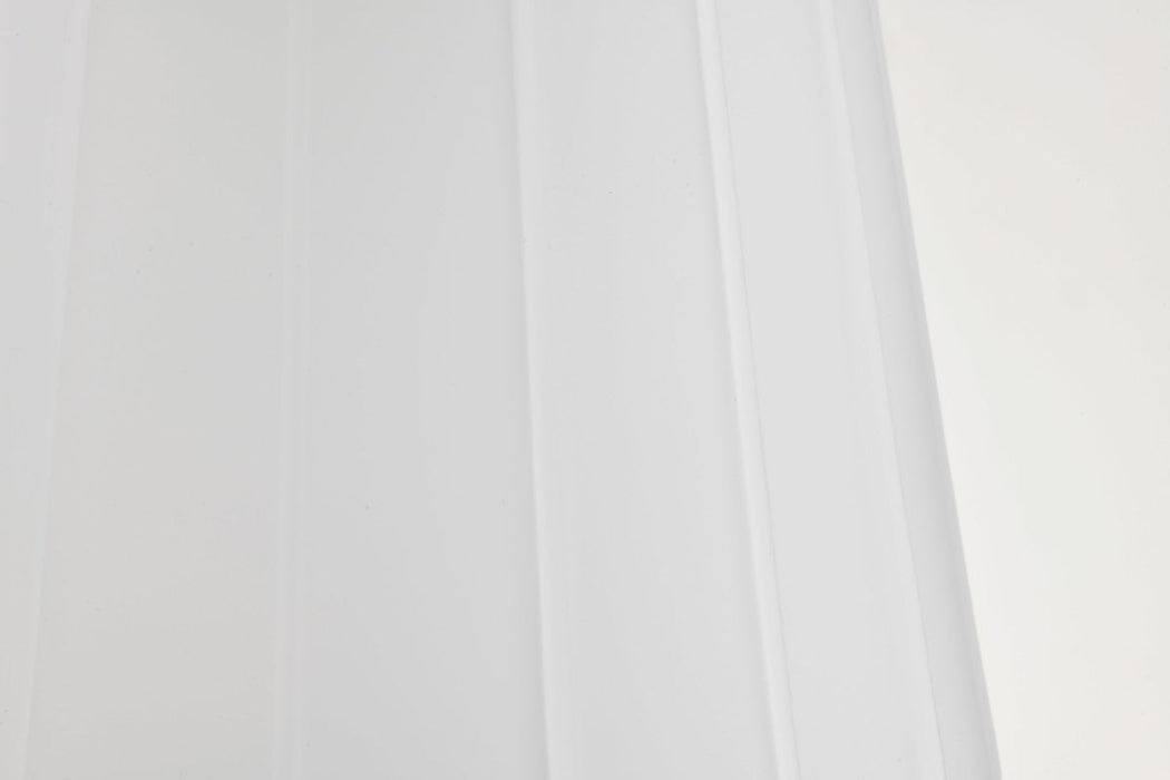 Pendant Nuvo 60-8227 Lune - Mini Pendant - Brushed Nickel Finish - Etched White Glass Nuvo