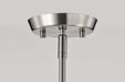 Pendant Nuvo 60-8227 Lune - Mini Pendant - Brushed Nickel Finish - Etched White Glass Nuvo