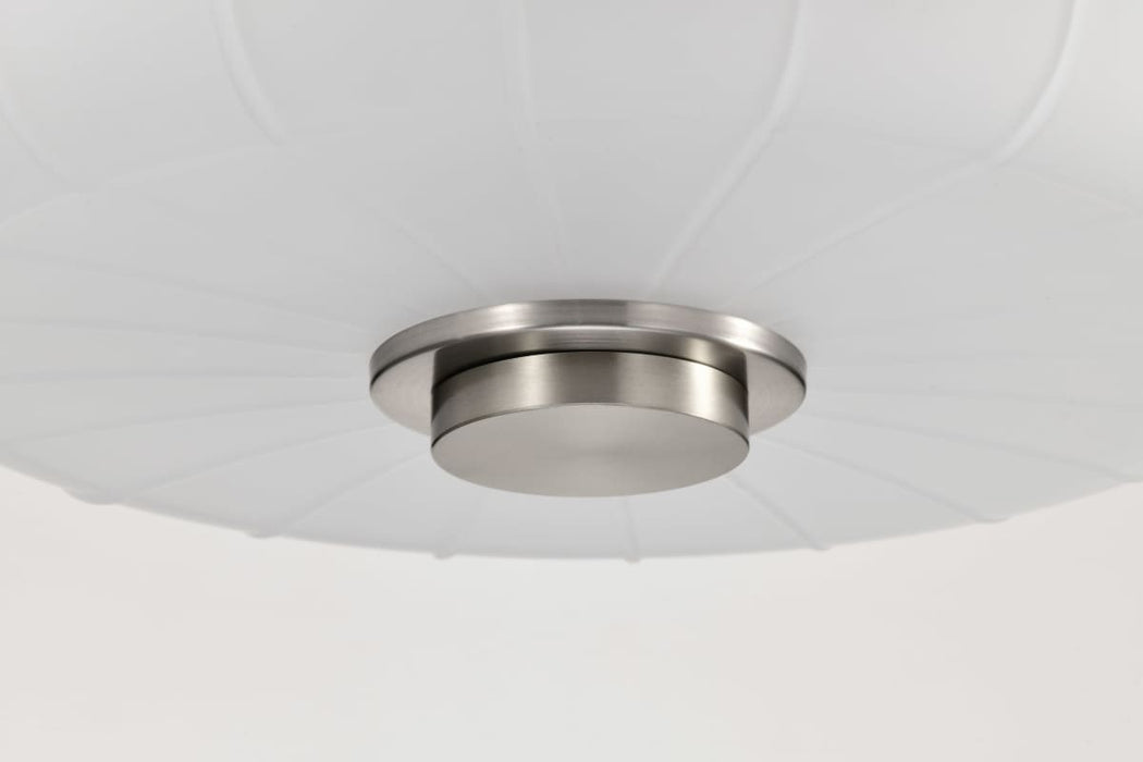 Pendant Nuvo 60-8228 Lune - 3 Light Pendant - Brushed Nickel Finish - Etched White Glass Nuvo