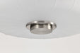 Pendant Nuvo 60-8228 Lune - 3 Light Pendant - Brushed Nickel Finish - Etched White Glass Nuvo