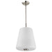 Pendant Nuvo 60-8228 Lune - 3 Light Pendant - Brushed Nickel Finish - Etched White Glass Nuvo