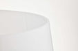 Semi Flush Mount Nuvo 60-8229 Lune - 3 Light Semi-Flush - Brushed Nickel Finish - Etched White Glass Nuvo