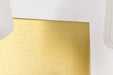 Vanity Nuvo 60-8232 Lune - 2 Light Vanity - Vintage Brass Finish - Etched White Glass Nuvo