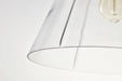 Pendant Nuvo 60-8238 Lune - 3 Light Pendant - Vintage Brass Finish - Etched White Glass Nuvo