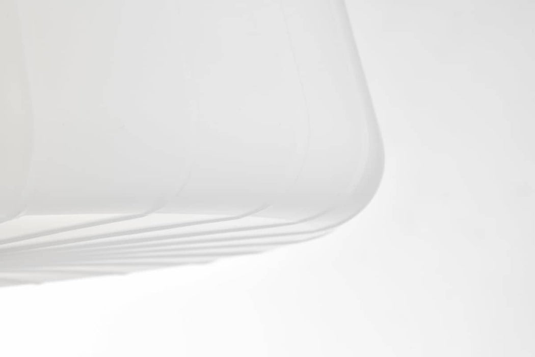 Semi Flush Mount Nuvo 60-8239 Lune - 3 Light Semi-Flush - Vintage Brass Finish - Etched White Glass Nuvo