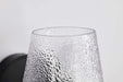 Vanity Nuvo 60-8251 Valentine - 1 Light Vanity - Black Finish - Hammered Glass Nuvo