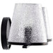 Vanity Nuvo 60-8252 Valentine - 2 Light Vanity - Black Finish - Hammered Glass Nuvo