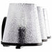 Vanity Nuvo 60-8253 Valentine - 3 Light Vanity - Black Finish - Hammered Glass Nuvo