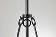 Pendant Nuvo 60-8255 Valentine - Small Pendant - Black Finish - Hammered Glass Nuvo