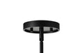 Pendant Nuvo 60-8257 Valentine - Large Pendant - Black Finish - Hammered Glass Nuvo