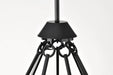 Chandelier Nuvo 60-8259 Valentine - 7 Light Chandelier - Black Finish - Hammered Glass Nuvo