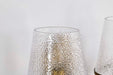 Vanity Nuvo 60-8262 Valentine - 2 Light Vanity - Vintage Brass Finish - Hammered Glass Nuvo