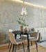 Pendant Nuvo 60-8267 Valentine - Large Pendant - Vintage Brass Finish - Hammered Glass Nuvo