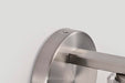 Vanity Nuvo 60-8331 Gianna - 1 Light Vanity - Brushed Nickel Finish - Clear Glass Nuvo