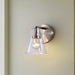 Vanity Nuvo 60-8331 Gianna - 1 Light Vanity - Brushed Nickel Finish - Clear Glass Nuvo