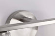 Vanity Nuvo 60-8332 Gianna - 2 Light Vanity - Brushed Nickel Finish - Clear Glass Nuvo