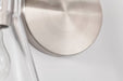 Vanity Nuvo 60-8332 Gianna - 2 Light Vanity - Brushed Nickel Finish - Clear Glass Nuvo