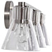 Vanity Nuvo 60-8333 Gianna - 3 Light Vanity - Brushed Nickel Finish - Clear Glass Nuvo