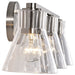 Vanity Nuvo 60-8333 Gianna - 3 Light Vanity - Brushed Nickel Finish - Clear Glass Nuvo
