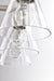 Vanity Nuvo 60-8333 Gianna - 3 Light Vanity - Brushed Nickel Finish - Clear Glass Nuvo