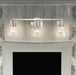 Vanity Nuvo 60-8333 Gianna - 3 Light Vanity - Brushed Nickel Finish - Clear Glass Nuvo