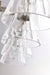 Vanity Nuvo 60-8334 Gianna - 4 Light Vanity - Brushed Nickel Finish - Clear Glass Nuvo