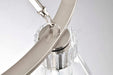 Chandelier Nuvo 60-8335 Gianna - 6 Light Chandelier - Brushed Nickel Finish - Clear Glass Nuvo