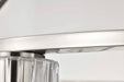 Chandelier Nuvo 60-8335 Gianna - 6 Light Chandelier - Brushed Nickel Finish - Clear Glass Nuvo