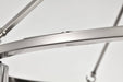 Chandelier Nuvo 60-8336 Gianna - 8 Light Chandelier - Brushed Nickel Finish - Clear Glass Nuvo