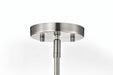 Chandelier Nuvo 60-8336 Gianna - 8 Light Chandelier - Brushed Nickel Finish - Clear Glass Nuvo