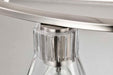 Chandelier Nuvo 60-8336 Gianna - 8 Light Chandelier - Brushed Nickel Finish - Clear Glass Nuvo